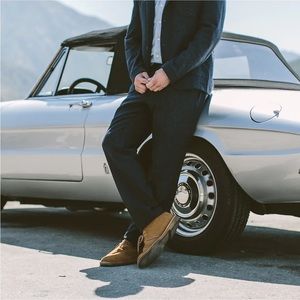 DEADSTOCK TAYLOR STITCH The Telegraph Trouser in Navy Donegal - 35W